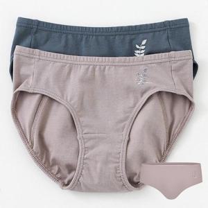 [BYC]BYC 여성 면스판 미디 위생팬티 기능성 삼각 팬티 2매 세트 속옷 선물