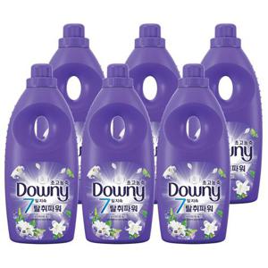 다우니 초고농축 섬유유연제 1L 화이트티와 릴리 x6개