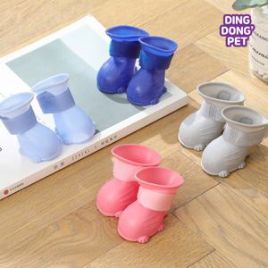 딩동펫 반려동물 돌고래 방수신발 4p 세트