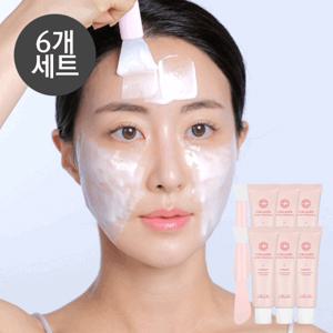 [리르] 6개 콜라겐 리프팅 크림 팩 50g /24시간광채, 리프팅효과, 팔자주름개선