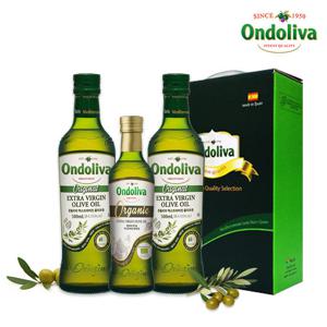 [온돌리바] 유기농 엑스트라버진 올리브유 250ml 1P, 일반 엑스트라버진 올리브유 500ml 2P세트