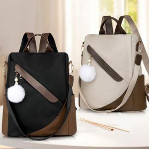 귀여운 털뭉치 방울 장식 숄더백 겸용 백팩 여성가방 (WFGRMGS)