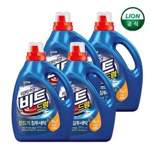 [비트]비트 액체 세탁세제 진드기 3L 용기 드럼용 x 4개