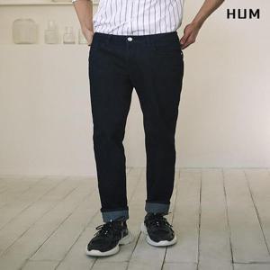 [HUM][본사][HUM]남)반밴딩 인디고 로우 뉴슬림 데님(FHNSDDN104M