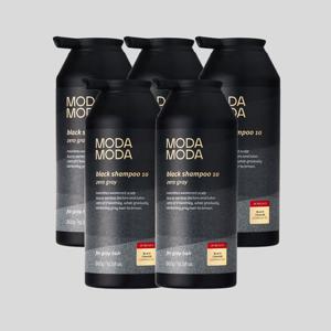 모다모다 제로그레이 블랙10 갈변샴푸 300g 5통
