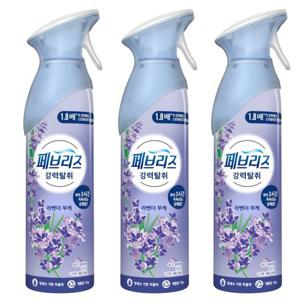 페브리즈 에어 공기탈취제 165g 라벤더 부케x3개 스프레이타입 쾌적한 실내