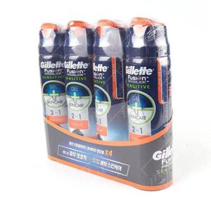 질레트 퓨전프로글라이드 센서티브 면도젤 4개 WFL0MPG