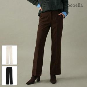 [로코엘라] 벨로안 기모 안감 세미 부츠컷 팬츠