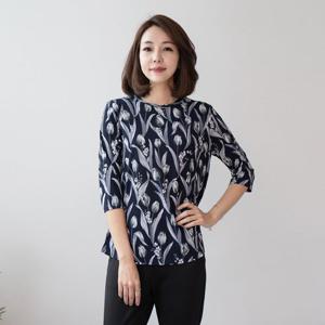 마담4060 엄마옷 망고튤립티셔츠-ZATE303023-