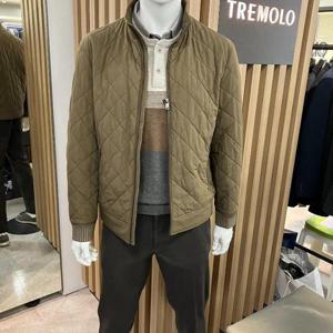 트레몰로 HC09 퀼팅-점퍼 (주)세정 어반 남성 베이지 겨울 소매 시보리  TR