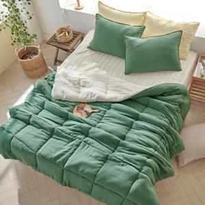 마카롱 세미마이크로 워싱 사계절 차렵이불 패드 세트(SS)