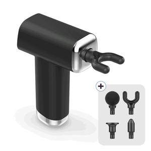 [ VIP 특가 I 카프] 미니 무선 전동 마사지건 I 4구 헤드 교체 진동 안마기