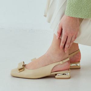 [정상가 159,000원] 엘칸토 여성 리본 슬링백 2.5cm LCWO07I413