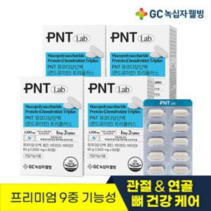 GC녹십자웰빙 PNT 뮤코다당백(콘드로이친) 트리플러스 60정 1개월분 X 4