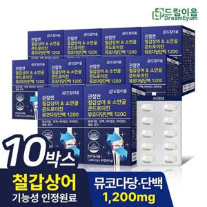 드림이음 관절엔 철갑상어 소연골 콘드로이친 1200 뮤코다당단백 10개월분