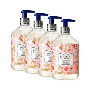 [부케가르니]부케가르니 딥 퍼퓸 바디워시 화이트머스크향 520ml x4개