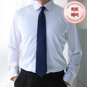 [어셔츠]구김없는 따뜻한 겨울 기모 남자 남성 긴팔 정장 와이셔츠 히트에어