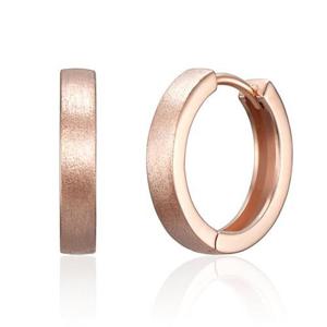 [가이거] 18K GF 심플 매트 원터치 귀걸이 GI8KPEE076