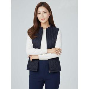 [올포유]여성 물결 퀼팅 덕다운 베스트 AWQVN1161-915