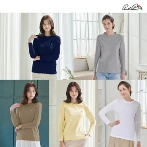 [아놀드파마]26SS[아놀드파마]데일리 코튼 긴팔 티셔츠 5종, 여성_24306561_587920