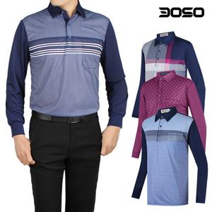 남성 중년 비즈니스캐주얼 봄/가을 데일리 카라티셔츠/NSJB