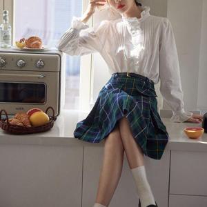 하트밍스 블라우스 레이스블라우스 흰색블라우스