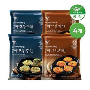 갤러리아_사옹원 부침명장 한입 땡초부추전 300g 2개 + 아삭김치전 300g 2