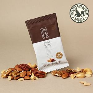 [산과들에] 하루견과 프리미엄 5종 순수다움 20gx60봉 (낱봉)