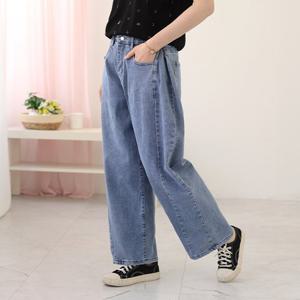 [웬디즈갤러리]타우미 옆핀턱 와이드 데님 팬츠 RPT107