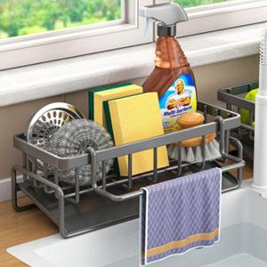 물빠짐 수세미 거치대 다용도 씽크대 정리 수납 보관 (WFHA3LD)