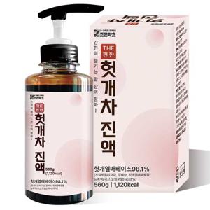 [조은약초] 더 편한 헛개차 진액 560g x 1박스구성(총 560g)