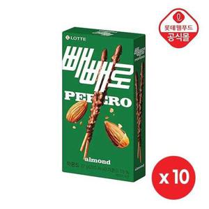 갤러리아_[롯데] 빼빼로 아몬드 37g x 10개입
