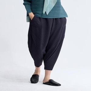 [플리츠미][최초가 138000원] 울 피치 배기 9부 팬츠_EPPTF325007