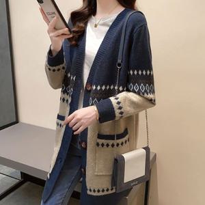 [블랙퀸] 디어 롱 니트 가디건 blk003915