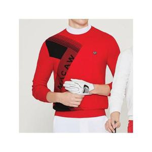 [마코](남성)사선컬러 블록 변형 풀오버 티셔츠_MNM1SW61