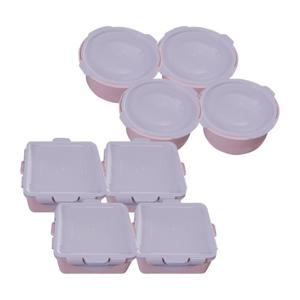 유펍 한상 뚝딱 스팀락 전자레인지 용기 1000ml 4종 + 1400ml 4종