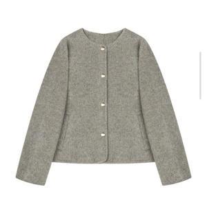 [SI][행복한백화점][SI]핸드메이드 노카라 울자켓  SLJRZ0127