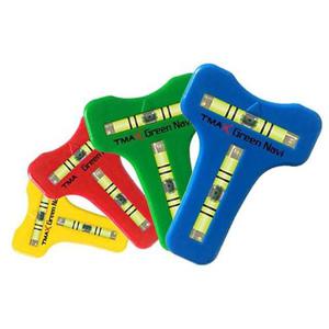 골프볼마크 경사도측정 클립형 볼마커 수평계 수직계 4컬러