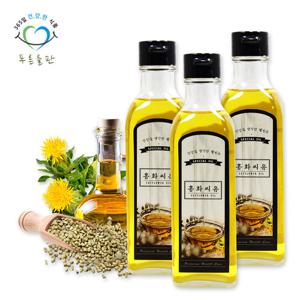 [푸른들판] 홍화씨유 300mlx3병 홍화씨 오일 홍화자