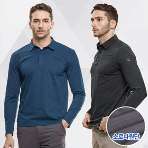 이지바이 디베이스 남성 봄 여름 소로나 긴팔 카라 티셔츠(ST42LT001M)등산 아웃도어 작업복