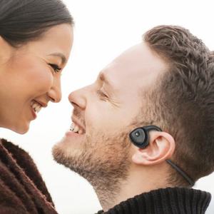 골전도 블루투스 넥밴드 이어폰 블랙 이어셋 통화 음악 커널형 마이크 8핀 통화 골전도이어폰 음악