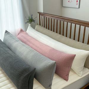 한스갤러리 순면 줄누비 롱 쿠션 바디필로우_35x130cm(솜포함)