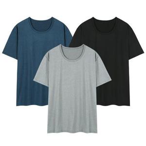 [파라고나]공용 솔리드 라운드 반팔 티셔츠