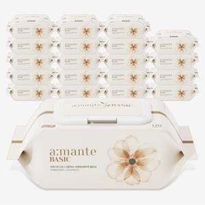 [단독특가] 대용량 가성비 엠보싱 캡형 BA 물티슈 120매 20팩