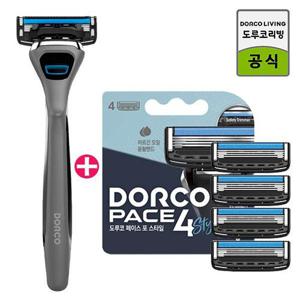 도루코 페이스4 스타일 면도기+면도날 4입 /4중날
