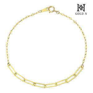 골드앤 14K 클립체인 한줄 팔찌 YG