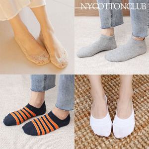 [NY코튼클럽] 남여 덧신 페이크삭스 발목 양말 모음