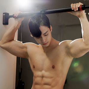 멜킨 락튼 문틀 철봉 가정용 실내 턱걸이 운동기구 풀업바 도어짐 장축