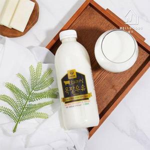 갤러리아_[웰굿] 강훈목장 오리지날 목장우유 1000ml x 2