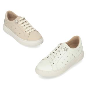 [정상가 179,000원] 엘칸토 여성 크리스탈 밴딩 스니커즈 4cm LCWS92M513